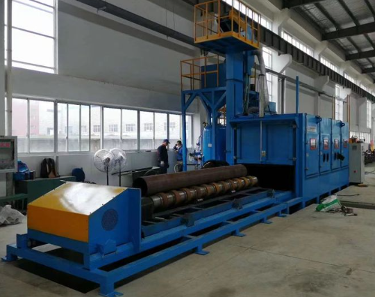 阿勒泰喷砂机在管道除锈中的现场施工应用