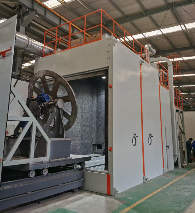 阿勒泰封闭式喷砂房,环保与处理效果双保障